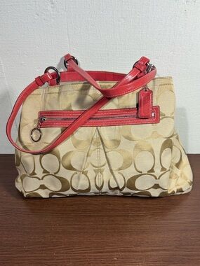 Vintage Large Coach Signature Carry All